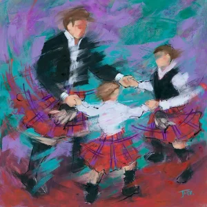 Boys Together, Giclée Art Print by Janet McCrorie