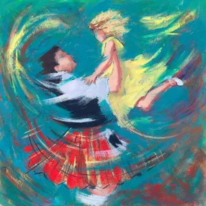 Daddys Girl, Giclée Art Print by Janet McCrorie