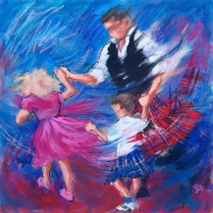 Family Fun, Giclée Art Print by Janet McCrorie