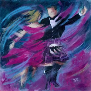 Shock of the Pink, Giclée Art Print by Janet McCrorie