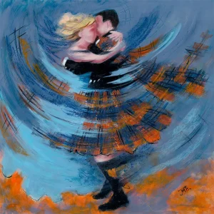 Hot Birl, Giclée Art Print by Janet McCrorie