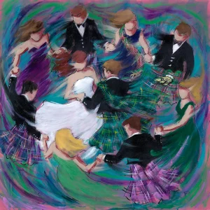 Strictly the Bride, Giclée Art Print by Janet McCrorie