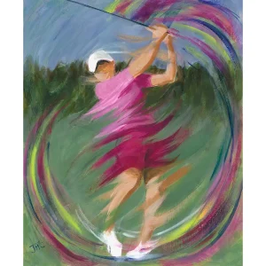 The Rosy Strike, Giclée Art Print by Janet McCrorie