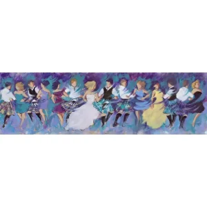 Ceilidh for the Bride, Giclée Art Print by Janet McCrorie