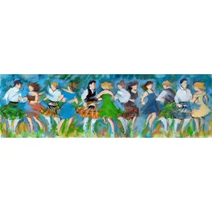 Jiggin Along, Giclée Art Print by Janet McCrorie