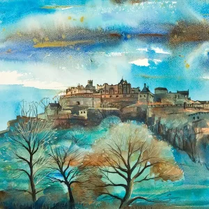 Edinburgh Castle, Giclée Art Print by Keli Clark