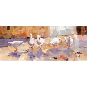 Geese, Giclée Art Print by Kate Philp
