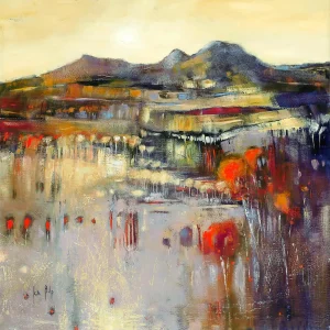 Eildons Hill, Giclée Art Print by Kate Philp