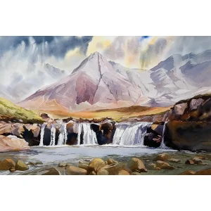 Rain followed by late autumn sunshine, Coire na Creiche, Giclée Art Print by Peter McDermott