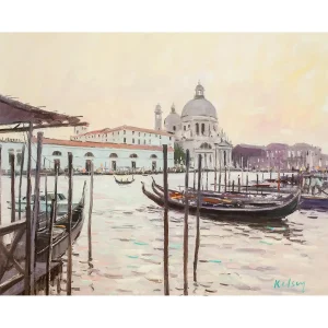 Saluté from Harry's Bar, Giclée Art Print by Robert Kelsey