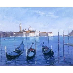 Across the Lagoon, San Giorgio Magiore, Giclée Art Print by Robert Kelsey