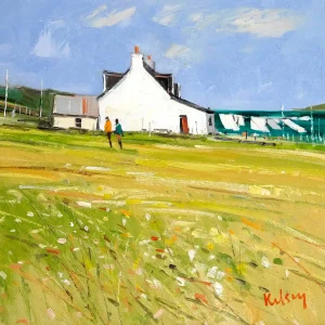 Washing Day, Iona, Giclée Art Print by Robert Kelsey