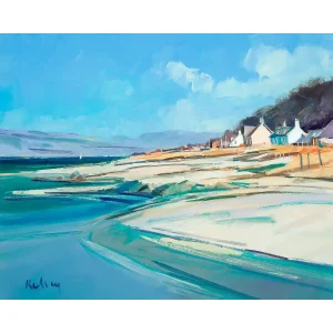 Pirnmill, Isle of Arran, Giclée Art Print by Robert Kelsey