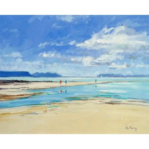 Beachcoming, Arisaig, Giclée Art Print by Robert Kelsey