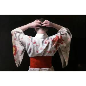 Floral Kimono, Giclée Art Print by Stephanie Rew