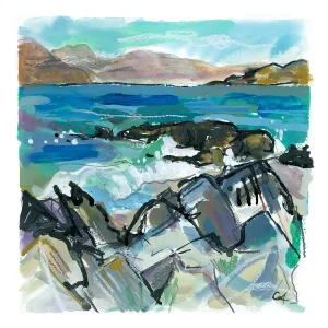 North End, Iona, Giclée Art Print by Clare Arbuthnott