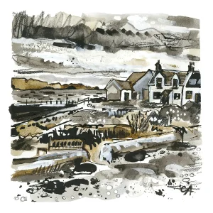 The Getty, Iona, Giclée Art Print by Clare Arbuthnott