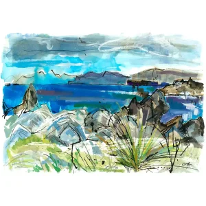 Over the Sea to Skye, Giclée Art Print by Clare Arbuthnott