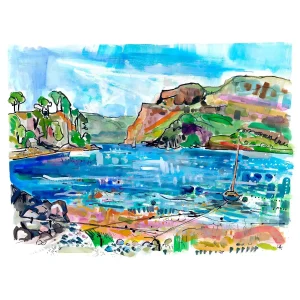 Skye Boat, Giclée Art Print by Clare Arbuthnott