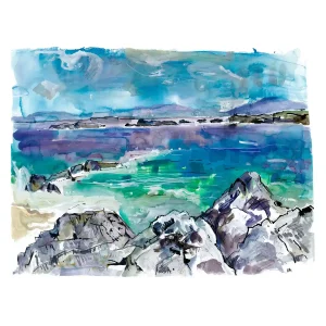 Spring, Iona, Giclée Art Print by Clare Arbuthnott