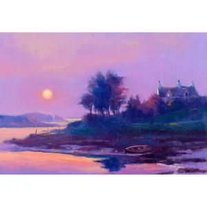Last Light, Arisaig, Giclée Art Print by Colin Robertson