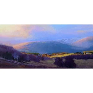 Held by the Hills, Braemar, Giclée Art Print by Colin Robertson