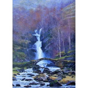 The Roman Bridge, Glen Lyon, Giclée Art Print by Colin Robertson
