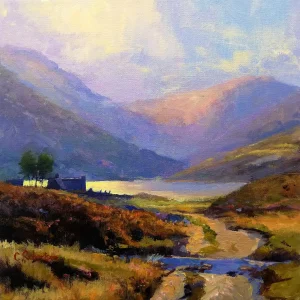 Sheltered in the Glen, Giclée Art Print by Colin Robertson