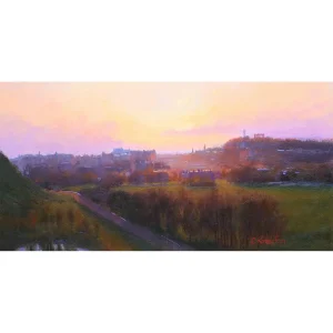 Autumn's Embrace, Edinburgh, Giclée Art Print by Colin Robertson