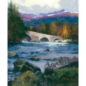 The Old Brig of Dee, Giclée Art Print by Colin Robertson