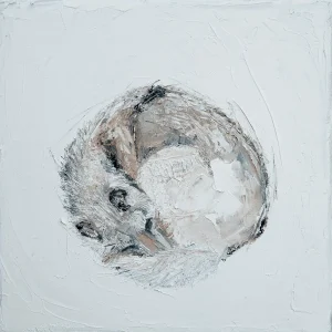 In the winter wind, Giclée Art Print by Charlotte Strawbridge