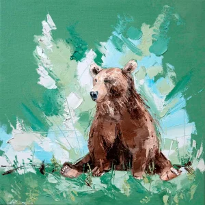 Big Bear, Giclée Art Print by Charlotte Strawbridge