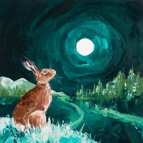 Frost Moon, Giclée Art Print by Charlotte Strawbridge