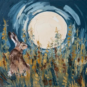 Harvest Moon, Giclée Art Print by Charlotte Strawbridge