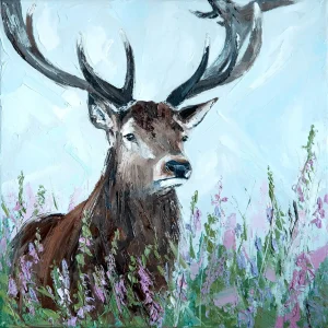 In the Bracken and Heather, Giclée Art Print by Charlotte Strawbridge