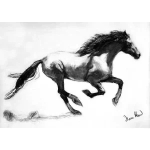 Chasing the Wind, Giclée Art Print by Diana Hand