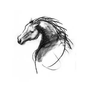 The Stallion Hears, Giclée Art Print by Diana Hand