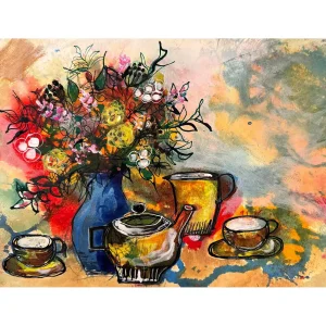 Tea with Friends, Giclée Art Print by David Short