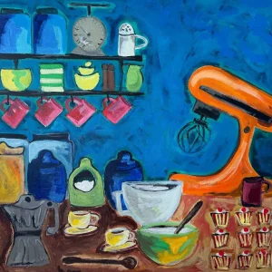 Cup of Ambition, 9 to 5, Giclée Art Print by David Short