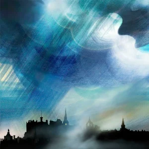 Edinburgh Dreaming, Giclée Art Print by Esther Cohen