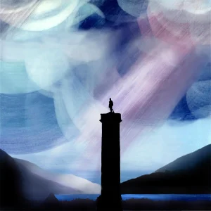 Glenfinnan Monument, Giclée Art Print by Esther Cohen