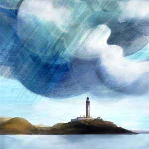 Ardnamurchan Lighthouse, Giclée Art Print by Esther Cohen