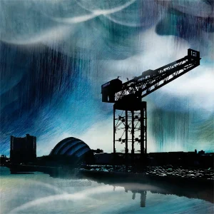 Finnieston Crane, Glasgow, Giclée Art Print by Esther Cohen