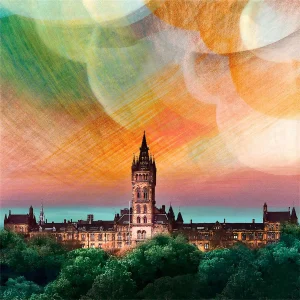 Glasgow University, Giclée Art Print by Esther Cohen