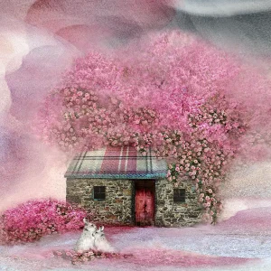 Blossom Bothy, Giclée Art Print by Esther Cohen