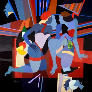 Le Déjeuner sur l'herbe, Giclée Art Print by Fred Carson