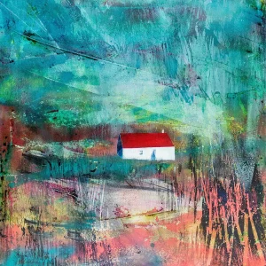 Wild Flower Patch, Giclée Art Print by Fiona Matheson