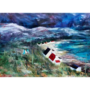 Blue Washing, Giclée Art Print by Fiona Matheson