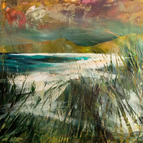 Machair Mix, Giclée Art Print by Fiona Matheson