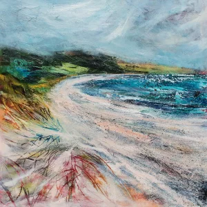 Empty Sand Dunes, Giclée Art Print by Fiona Matheson
